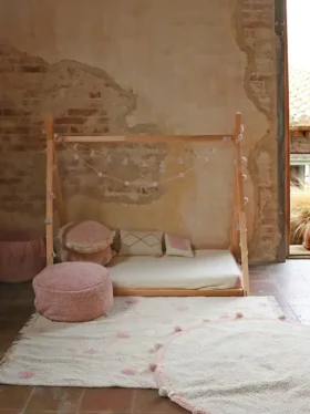 Lorena Canals tvättbar matta Hippy Dots Vintage Nude