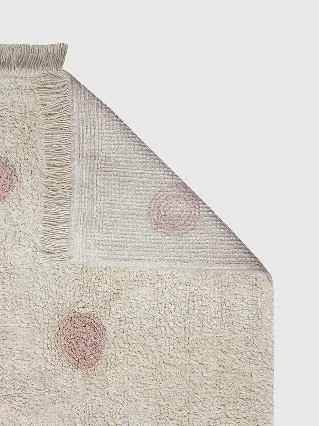 Lorena Canals tvättbar matta Hippy Dots Vintage Nude