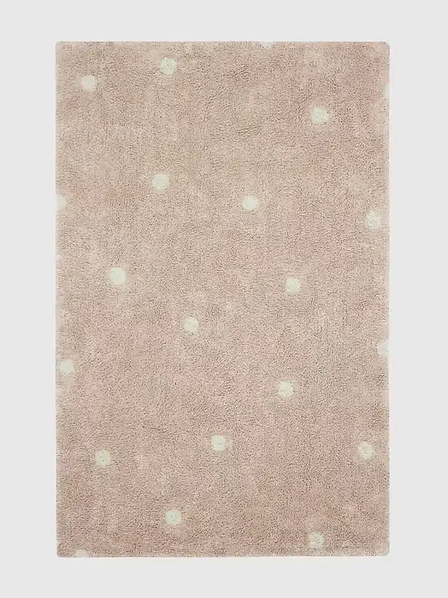 Lorena Canals tvättbar matta Mini Dot Rose