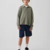 Lösa, bekväma denimshorts i 90-talsstil för barn