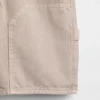 Lösa, bekväma denimshorts i 90-talsstil för barn