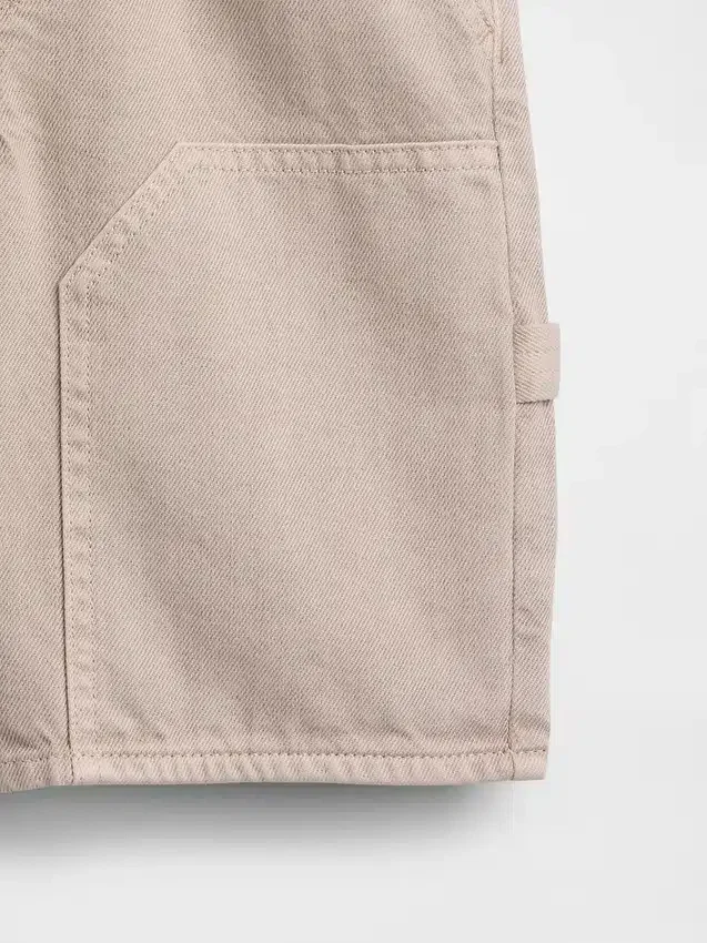 Lösa, bekväma denimshorts i 90-talsstil för barn
