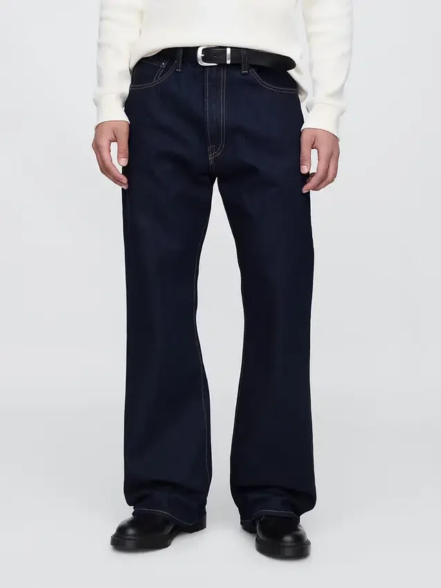 Lösa bootcut-Jeans