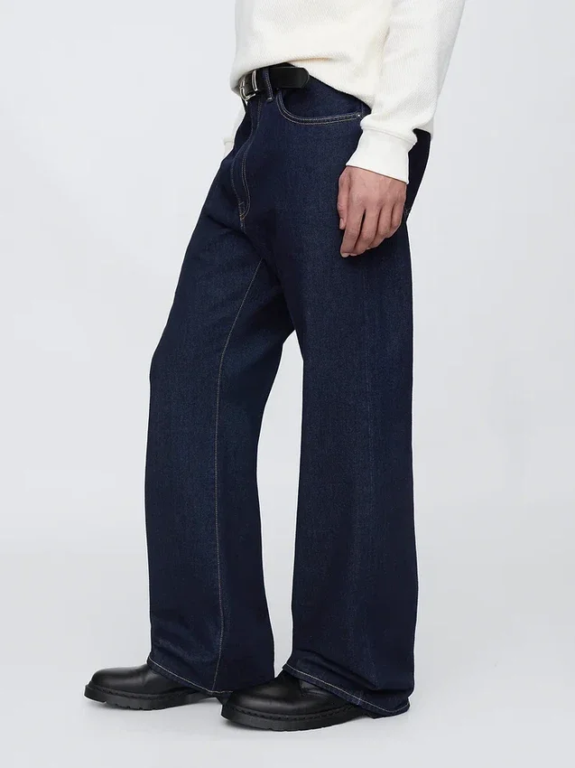 Lösa bootcut-Jeans
