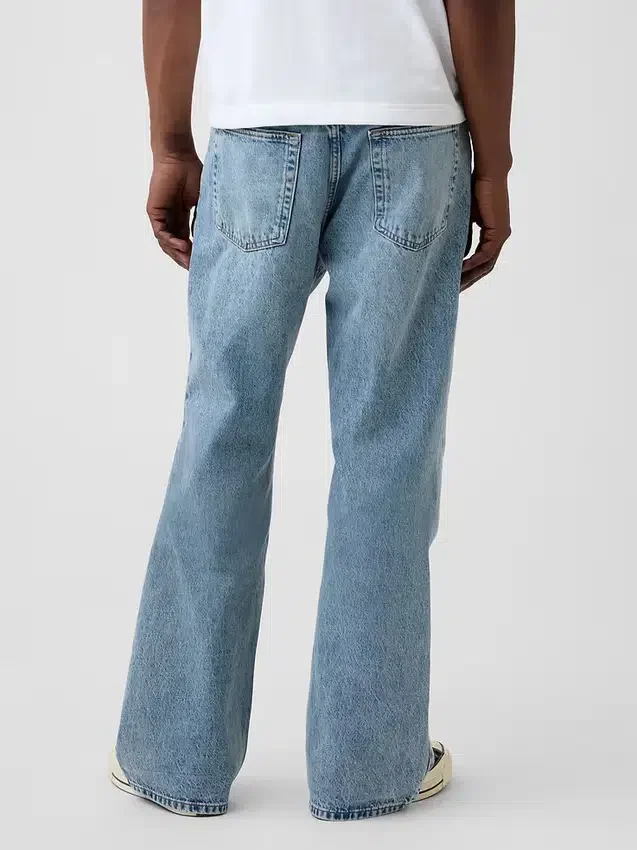 Lösa bootcut-Jeans
