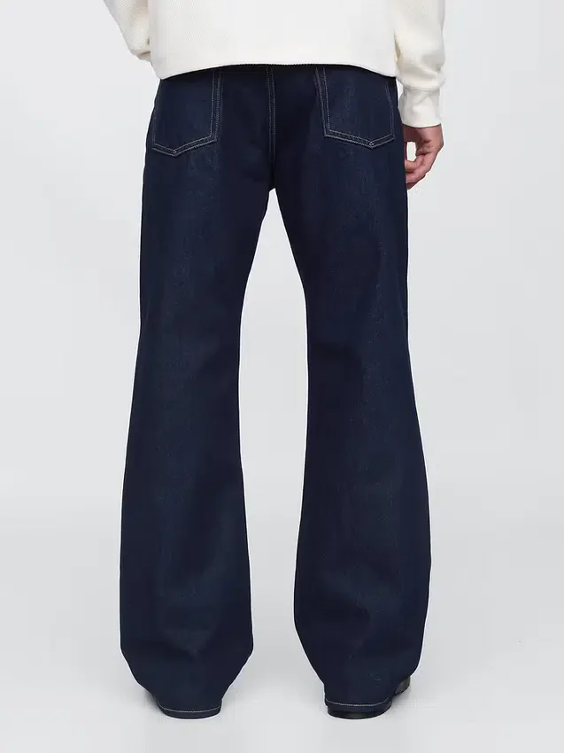 Lösa bootcut-Jeans