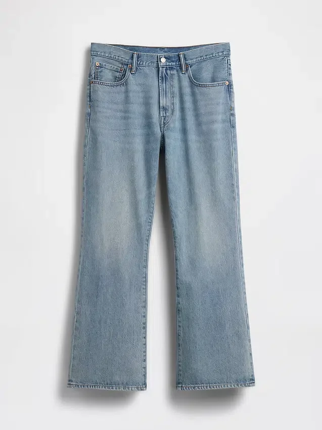 Lösa bootcut-Jeans