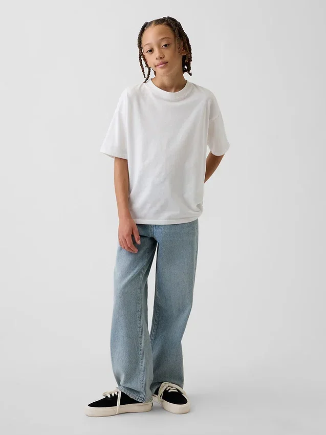 Lösa jeans för barn i 90-talsstil