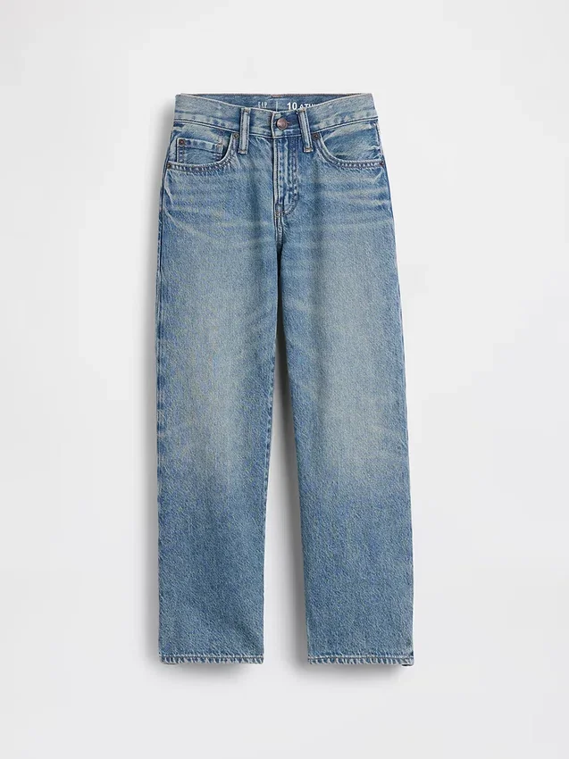 Lösa jeans för barn i 90-talsstil