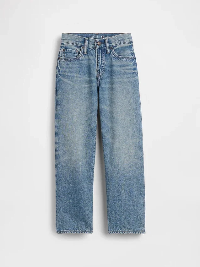 Lösa jeans för barn i 90-talsstil