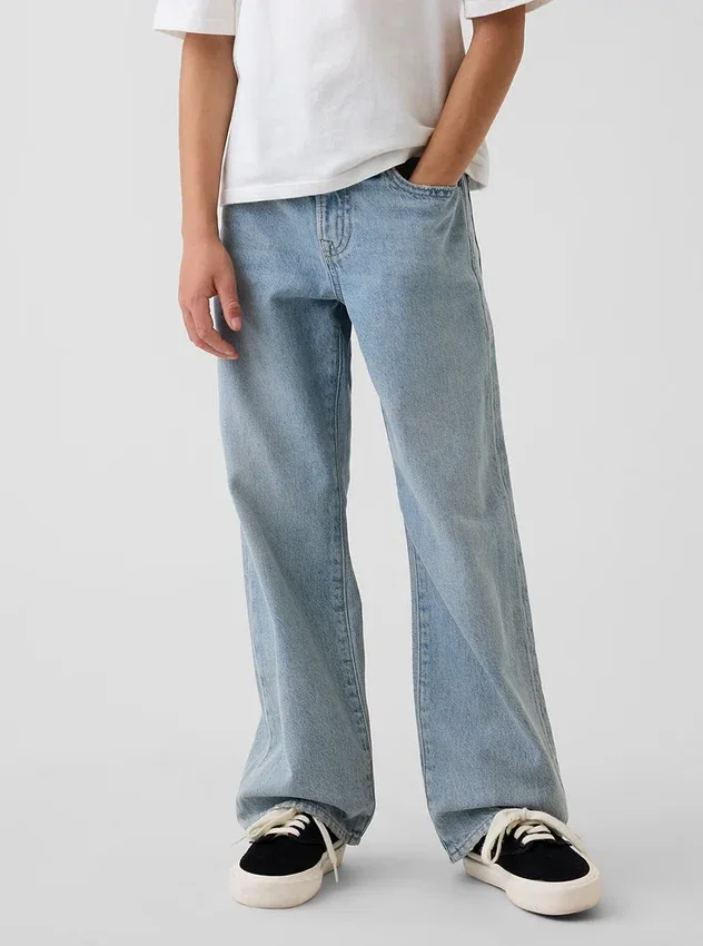 Lösa jeans för barn i 90-talsstil