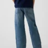 Lösa jeans för barn i 90-talsstil