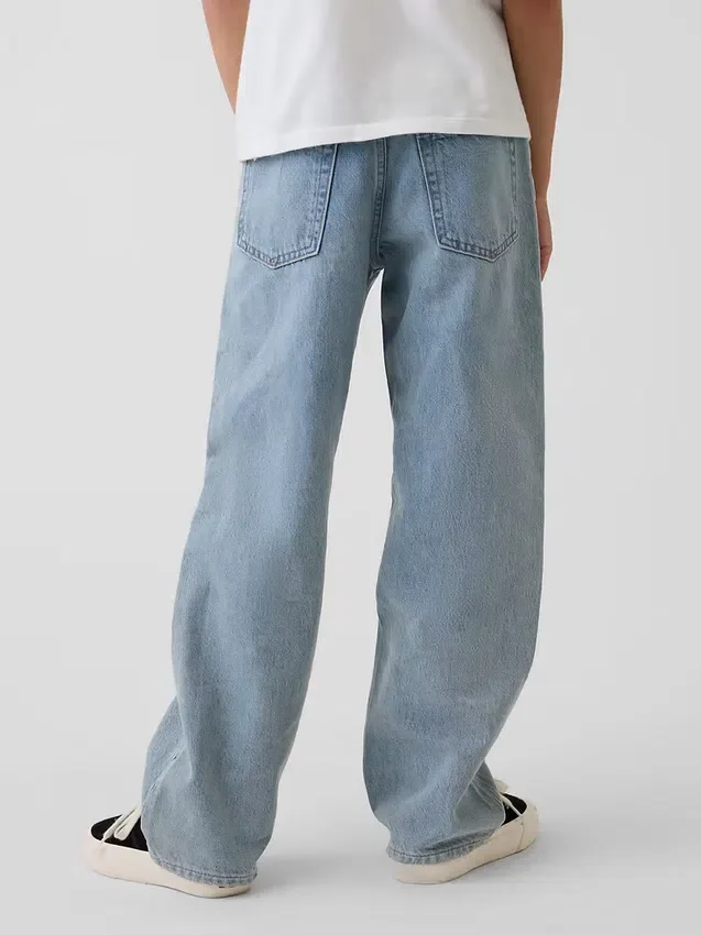Lösa jeans för barn i 90-talsstil