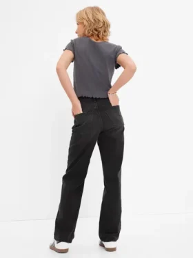 Lösa jeans i 90-talsstil för tonåringar