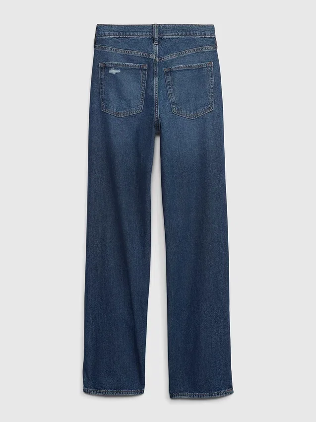 Lösa jeans i 90-talsstil för tonåringar