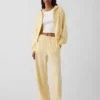 Lösa sweatpants i Vintagesoft-frotté med medelhög midja