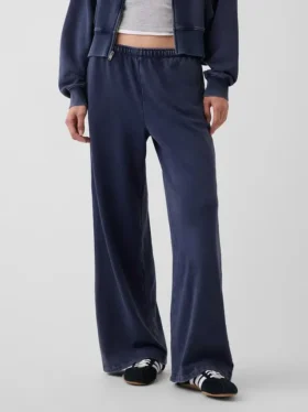 Lösa sweatpants i Vintagesoft-frotté med medelhög midja
