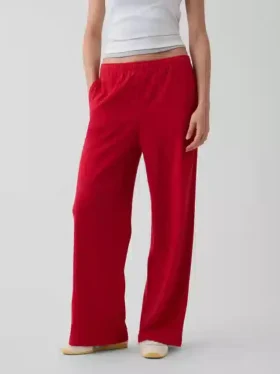 Lösa sweatpants i Vintagesoft-frotté med medelhög midja