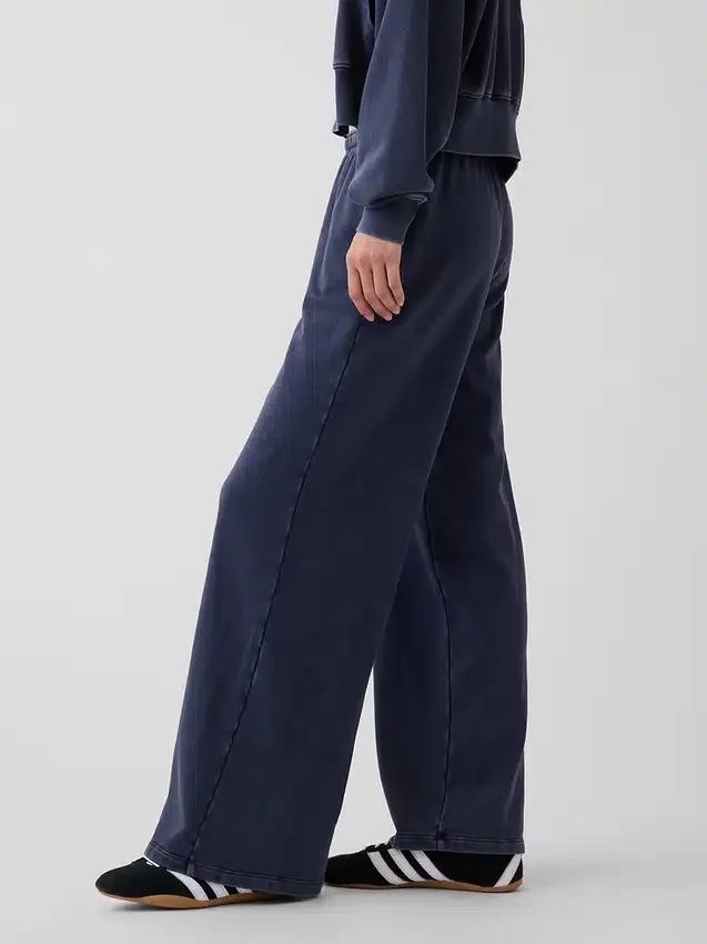 Lösa sweatpants i Vintagesoft-frotté med medelhög midja