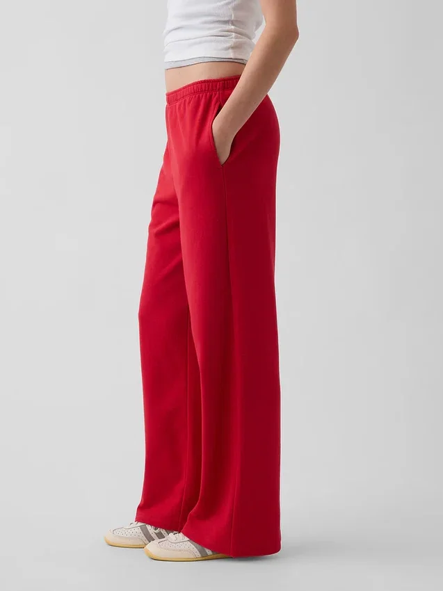 Lösa sweatpants i Vintagesoft-frotté med medelhög midja