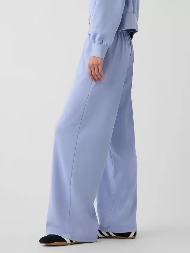 Lösa sweatpants i Vintagesoft-frotté med medelhög midja