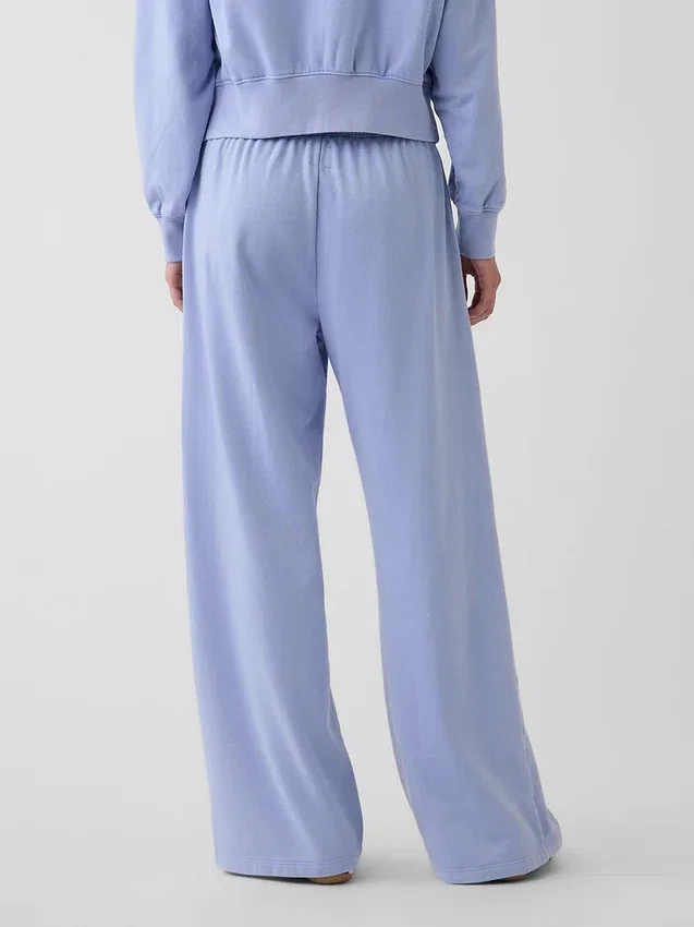 Lösa sweatpants i Vintagesoft-frotté med medelhög midja