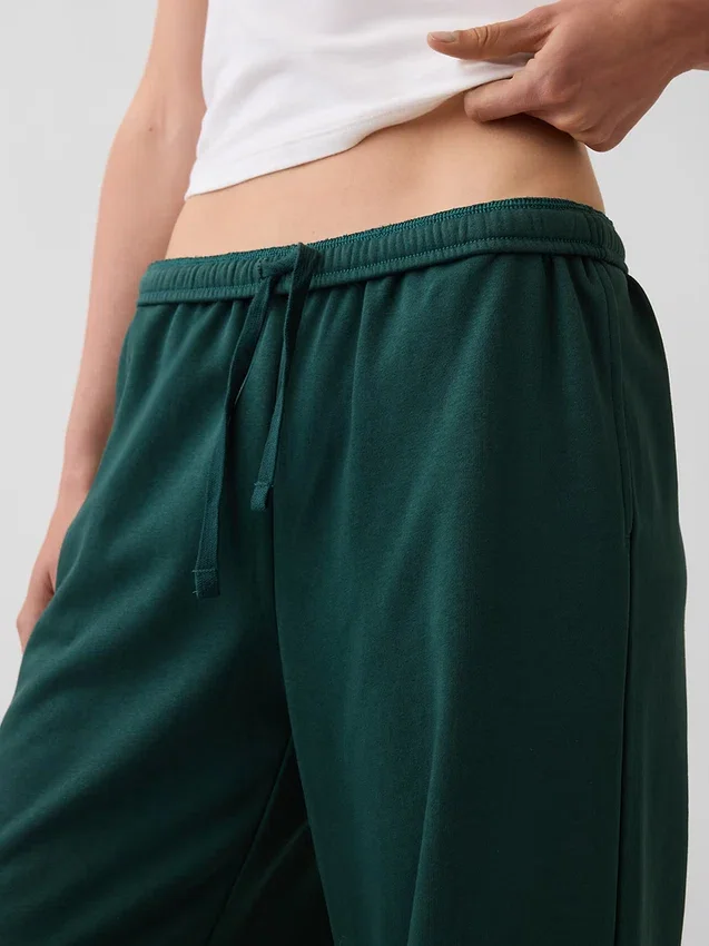 Lösa sweatpants i Vintagesoft-frotté med medelhög midja