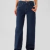Löst sittande jeans med medelhög midja i 90-talsstil