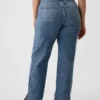 Löst sittande jeans med medelhög midja i 90-talsstil