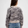 Löst sittande tröja med rund hals för barn