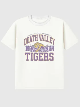 LSU Death Valley Tigers-T-shirt med tryck