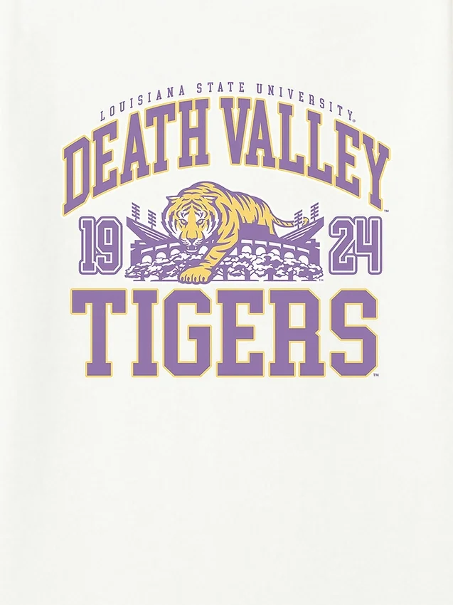 LSU Death Valley Tigers-T-shirt med tryck
