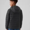 Lätt dunjacka i återvunnet Primaloft® för barn