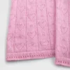 Lätt pyjamasbyxa i CashSoft Pointelle med hjärtmönster