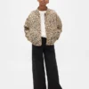 Lätt, quiltad dunjacka för barn i återvunnet material