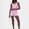Lätta CashSoft Pointelle-pyjamasShorts med hjärtmönster