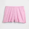Lätta CashSoft Pointelle-pyjamasShorts med hjärtmönster