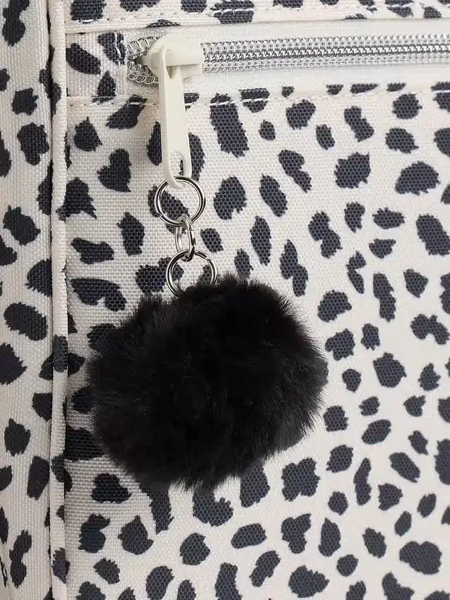 Lunchväska för barn med leopardmönster