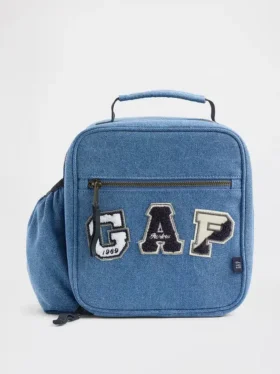 Lunchväska i denim med logotyp för barn