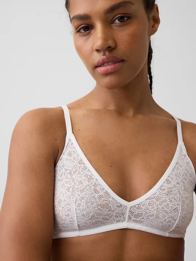 Madesoft Lace Plunge Bralette
