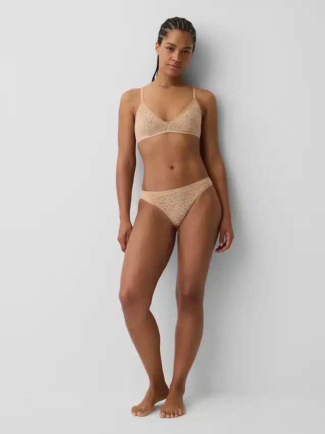 Madesoft Lace Plunge Bralette