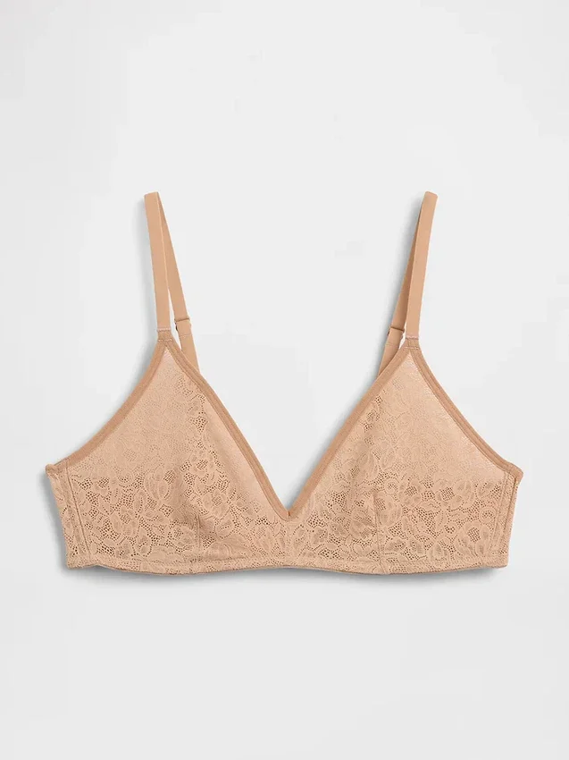 Madesoft Lace Plunge Bralette