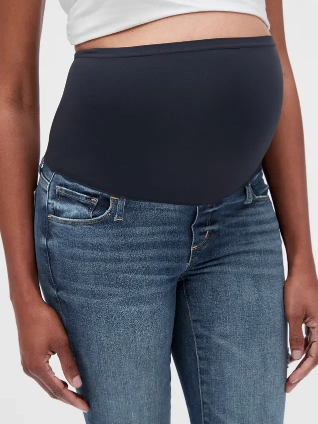 Mammakläder Distressed Full Panel Favorite Jeggings