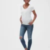 Mammakläder Distressed Full Panel Favorite Jeggings