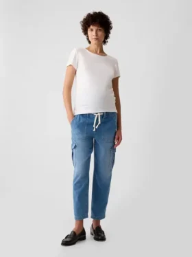 Mammakläder Full Panel Cargo Easy Jeans