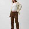Mammakläder i twill med underbukdesign