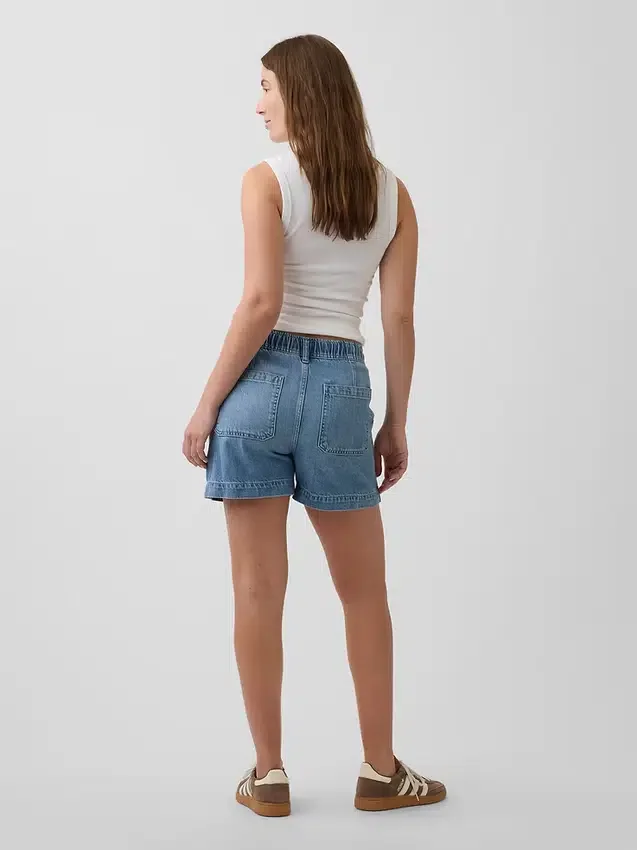 Mammakläder i ultramjuk denim med hel panel