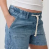 Mammakläder i ultramjuk denim med hel panel