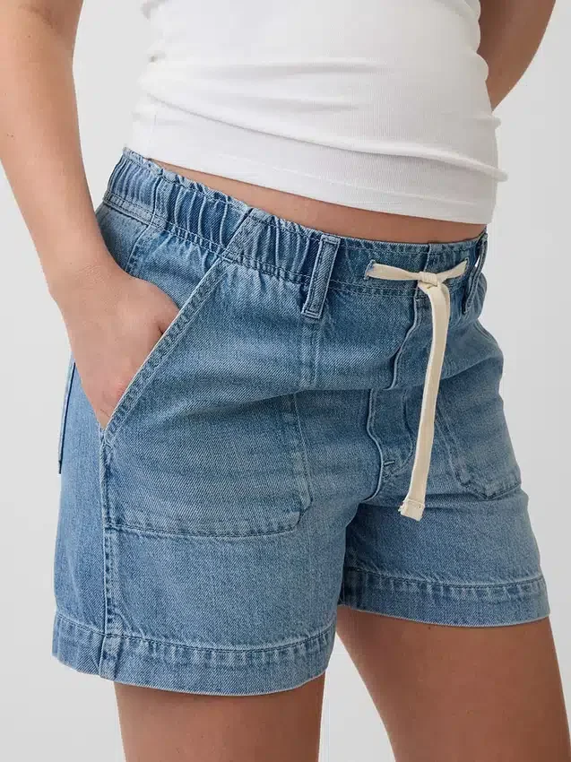 Mammakläder i ultramjuk denim med hel panel