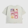 Maruchan Noodle Grid-T-shirt med tryck för barn
